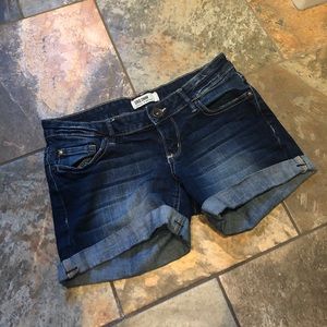 Garage Denim Dark Wash Shorts